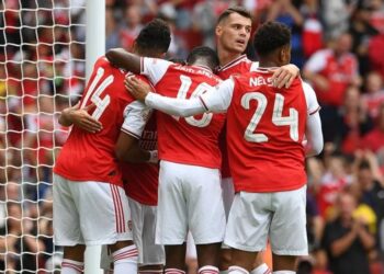 Les joueurs d'Arsenal