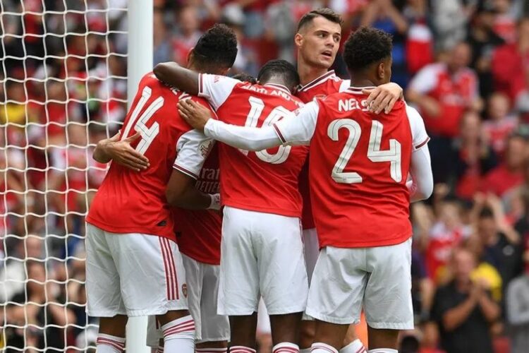 Les joueurs d'Arsenal