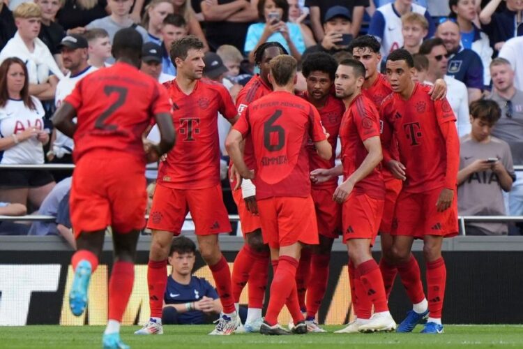 Les joueurs du Bayern Munich