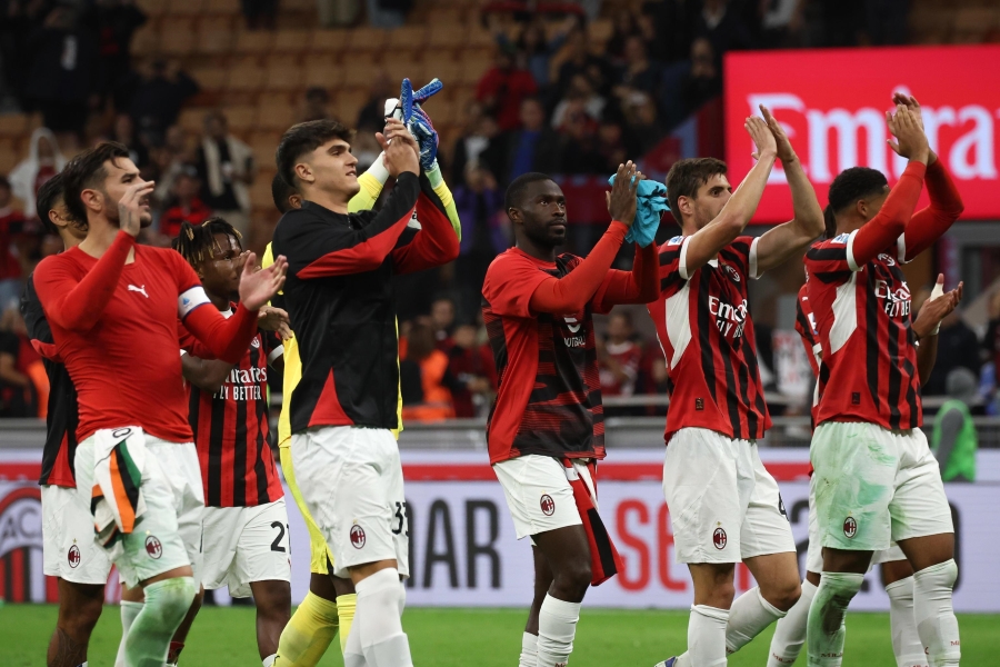Les joueurs de l'AC Milan