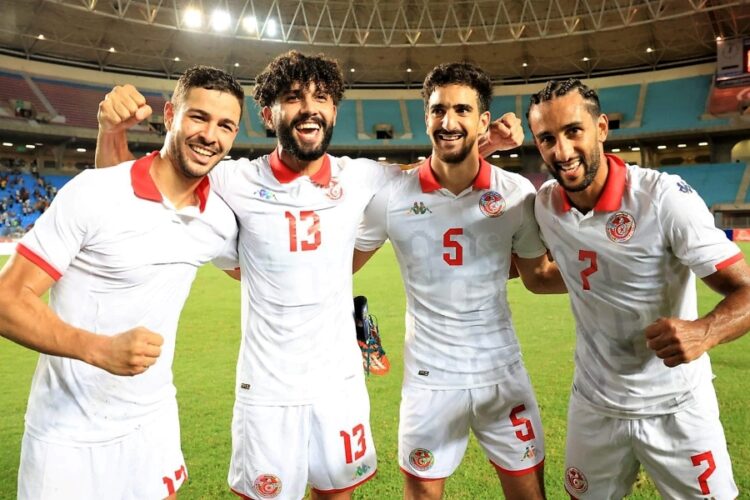 Les joueurs tunisiens en première rencontre des éliminatoires de la CAN 2025