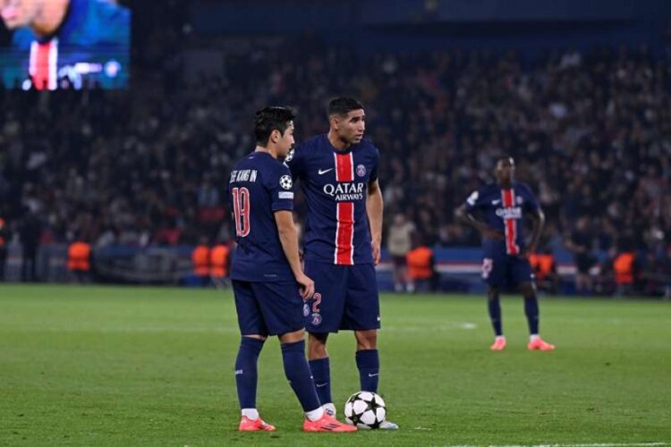 Lee Kang-In et Achraf Hakimi