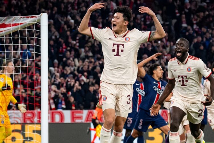 Kim Min-Jae (3), buteur face au PSG