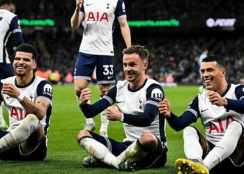 Les joueurs de Tottenham