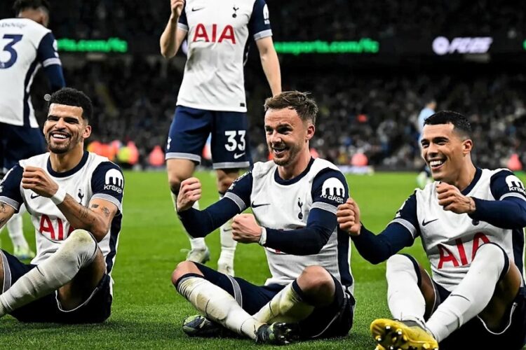 Les joueurs de Tottenham