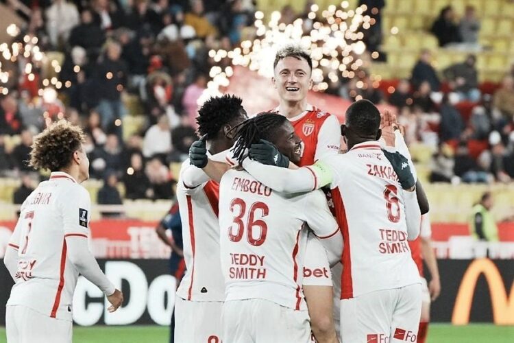 Les joueurs de l'AS Monaco
