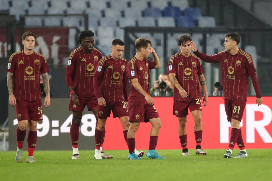 Les joueurs de l'AS Roma