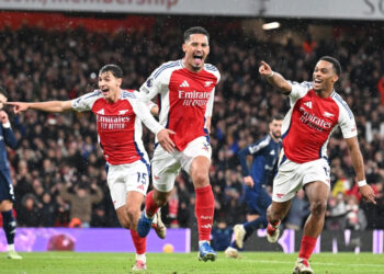 Les joueurs d'Arsenal