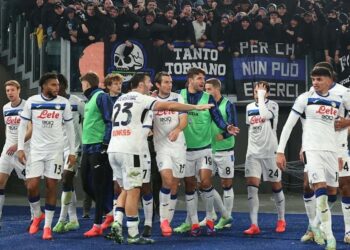 Les joueurs de l'Atalanta