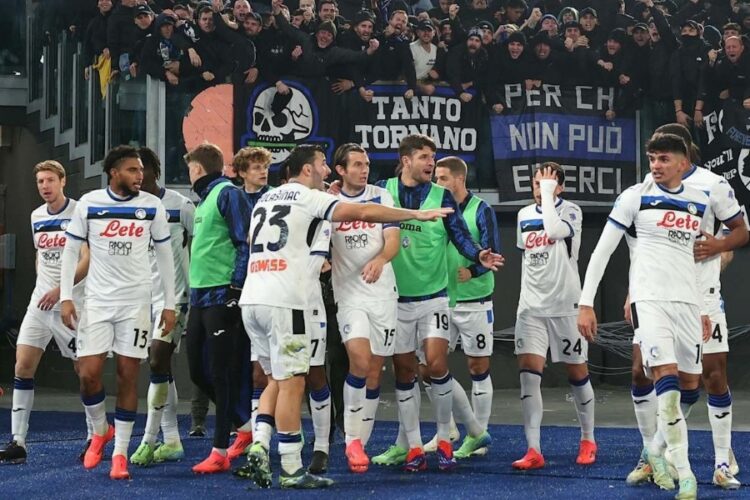 Les joueurs de l'Atalanta