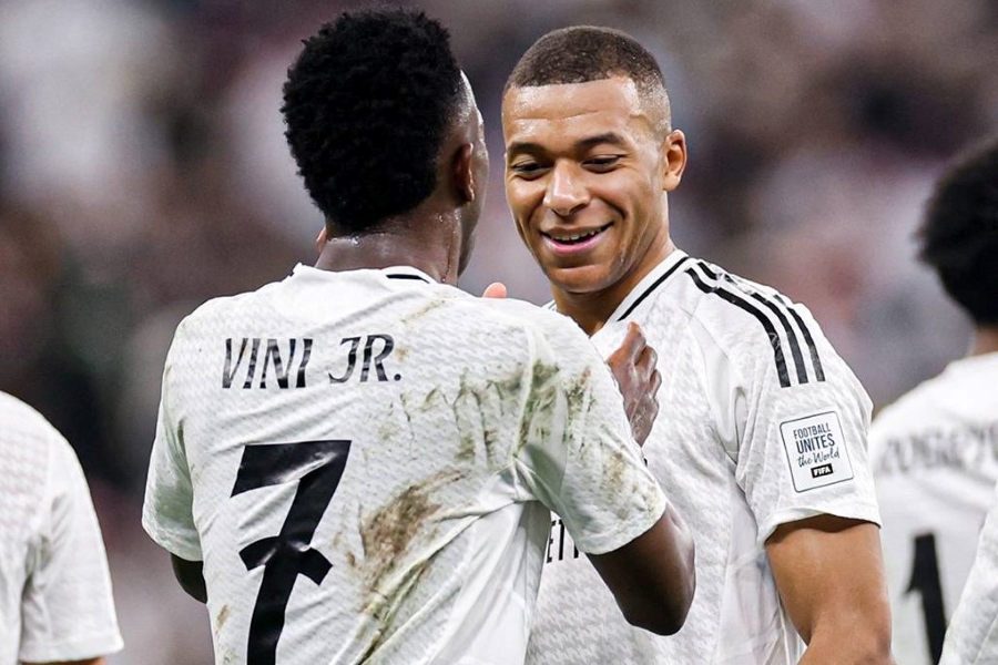 Vinicius et Kylian Mbappé
