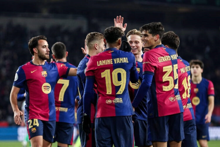 Les joueurs de Barcelone