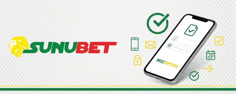 S'inscrire à Sunubet depuis l'application mobile